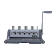 Deli E3873 450 Sheets 21-HOLE Steel Spiral Binding Machine